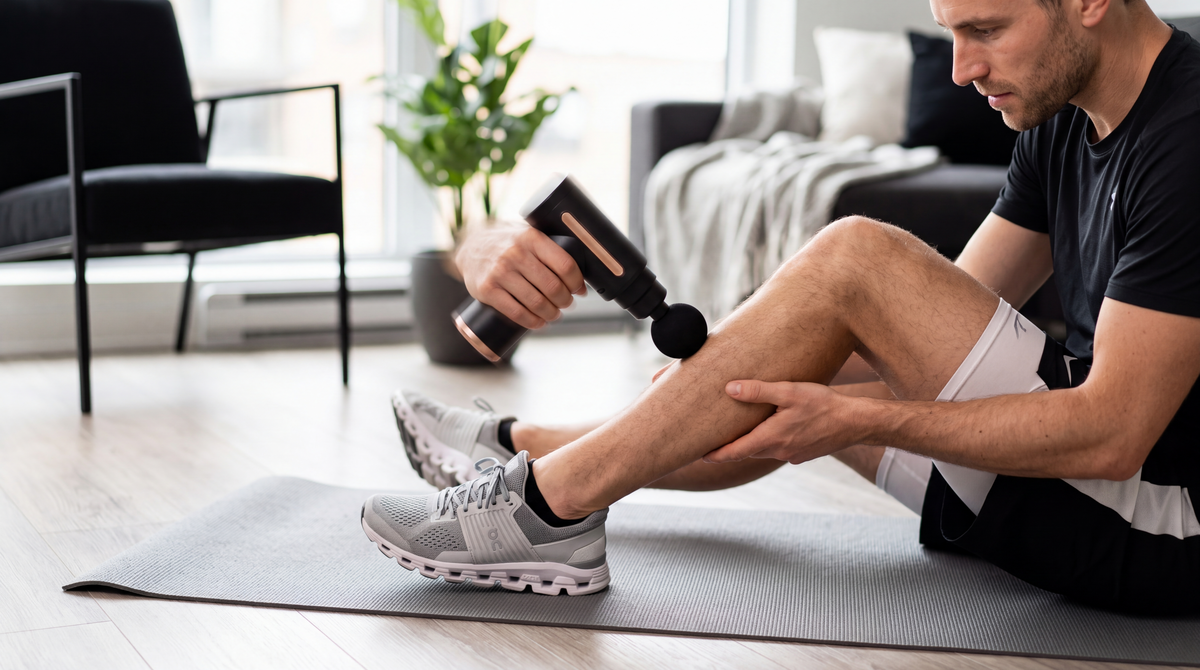Pistolet de massage avant ou après le sport ? Le bon timing - Le Sport Français
