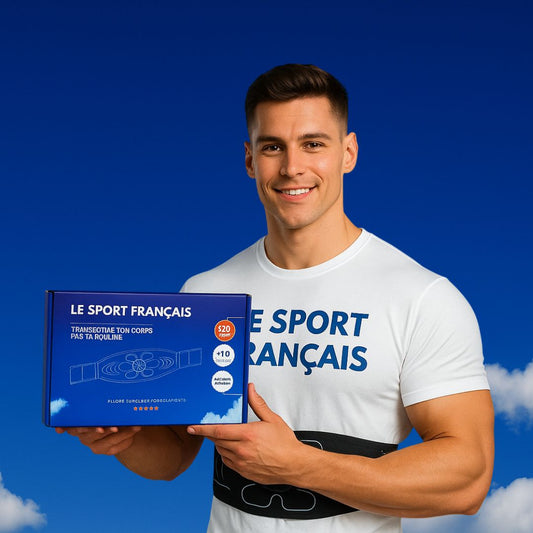 Homme musclé pour le sport français