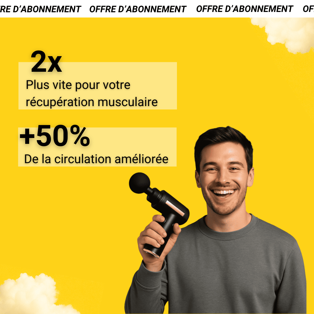 Pistolet de massage musculaire (Offre Abonnés)