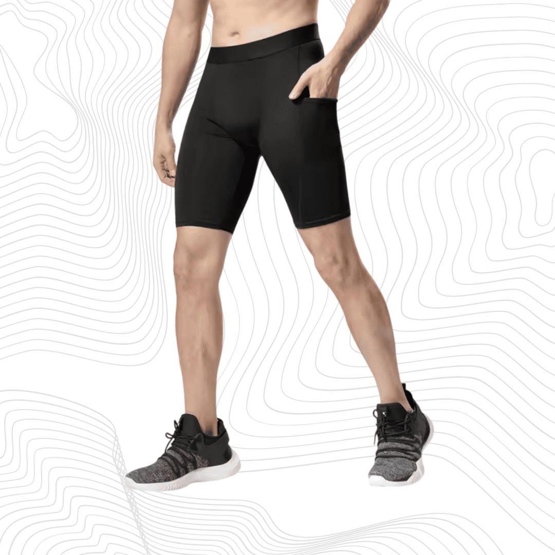 Shorts de compression à séchage rapide pour hommes