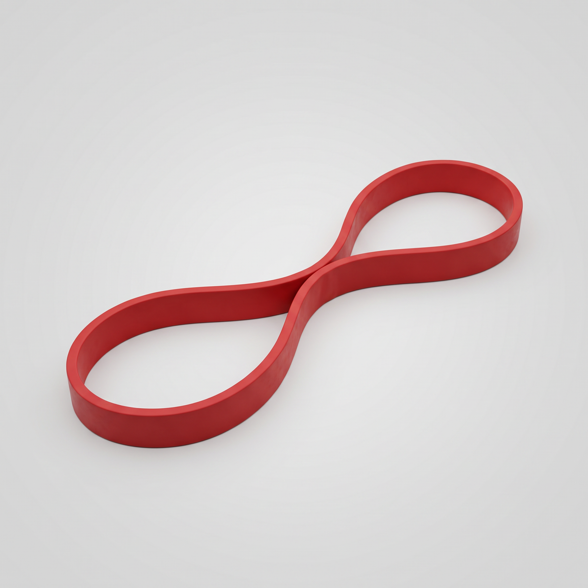 Bande de résistance élastique rouge Le Sport Français, boucle en latex 15–35 lb