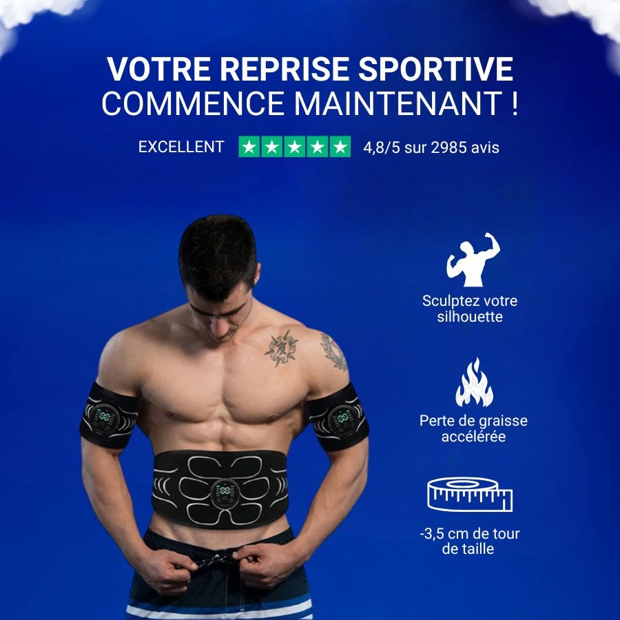 Le kit sportif (ceinture+bras) - Le sport français