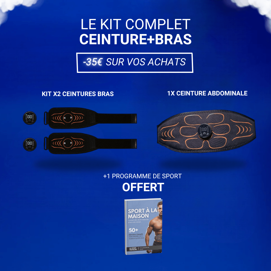 Le kit sportif (ceinture+bras)