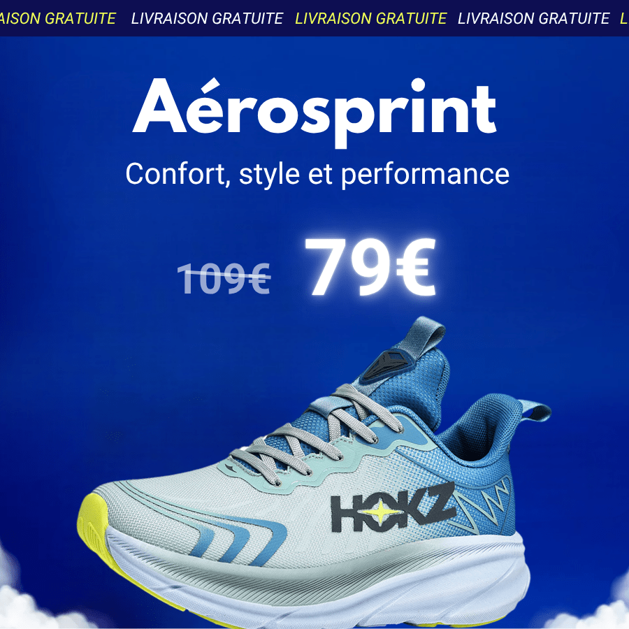 Aérosprint bleu/jaune - Le sport français