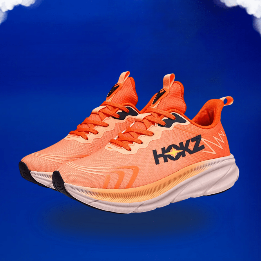 Aérosprint Orange/Noir – Chaussures de sport pour homme