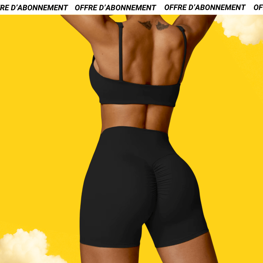 Ensemble de Sport femme noir - Le Sport Français (Offre abonnés)