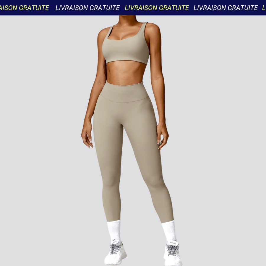 Ensemble de Sport femme beige - Le Sport Français