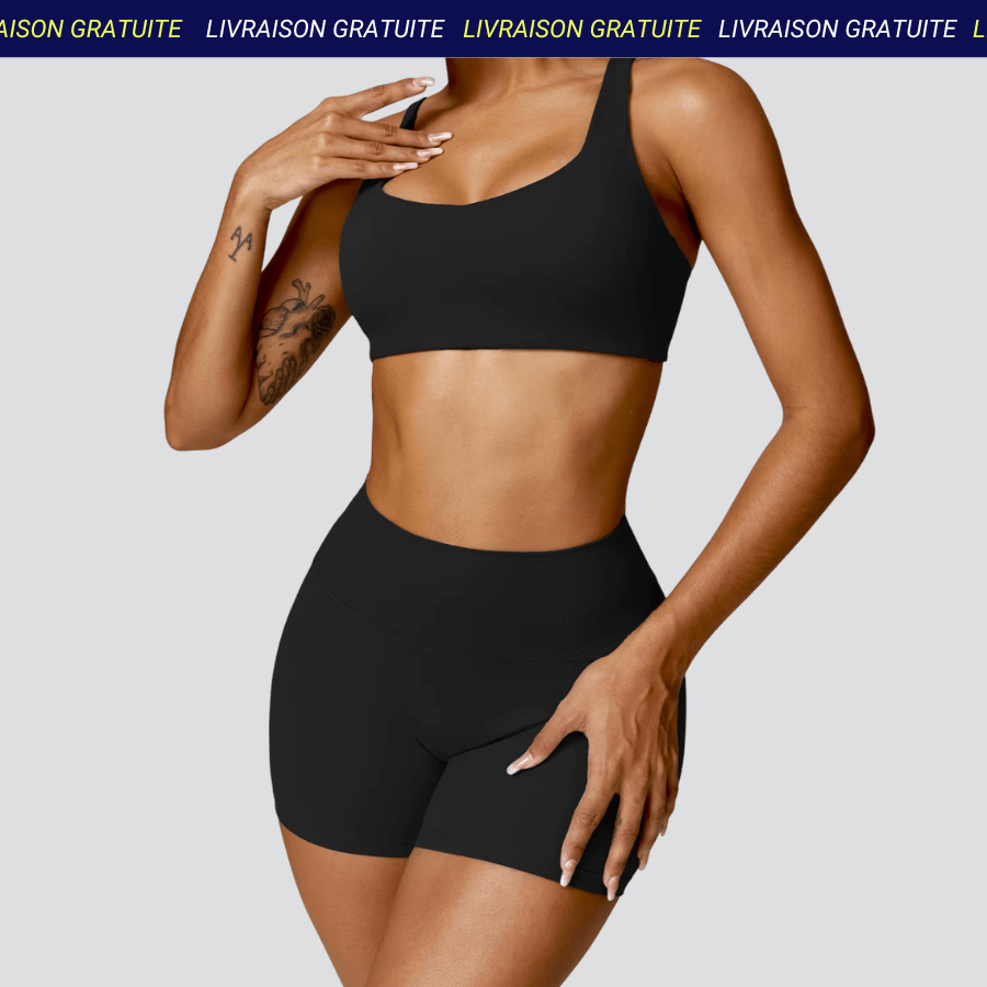 Ensemble de Sport femme noir - Le Sport Français