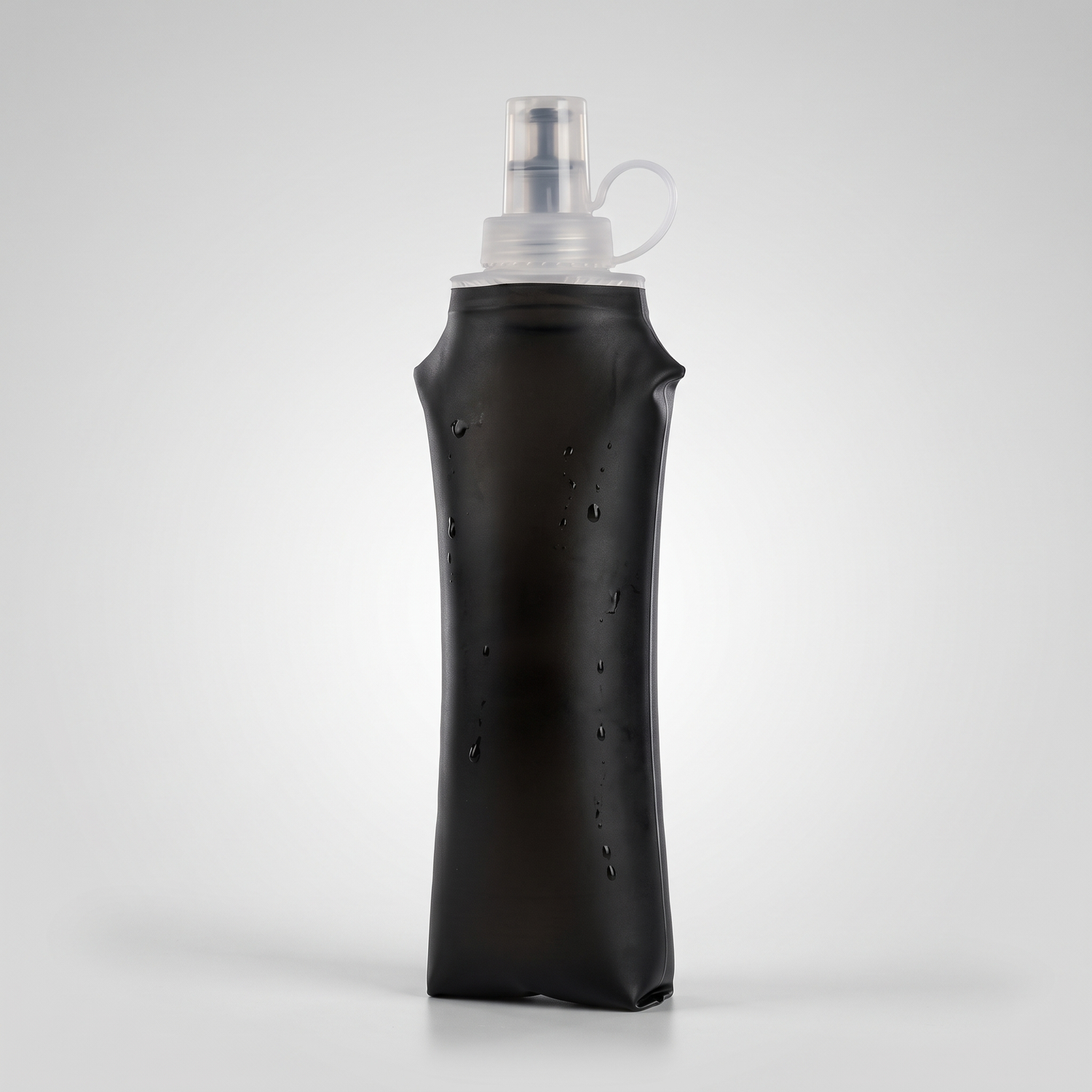 Flasque souple 500 ml noire avec bouchon à valve à mordre – Le Sport Français