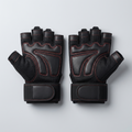 Gants de Musculation Mi-Doigts avec Maintien Poignet