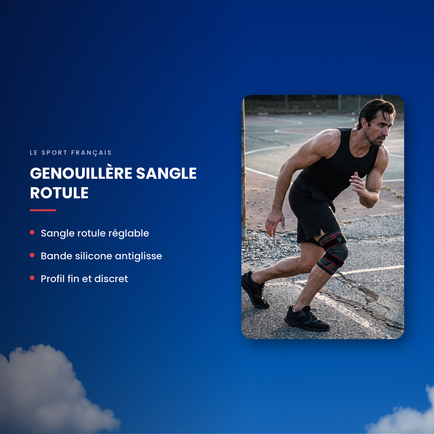 Genouillère sangle rotule : les points forts du produit
