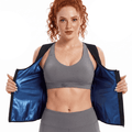 Gilet de Sudation Femme à Manches Courtes — Effet Sauna