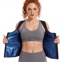 Gilet de Sudation Femme à Manches Courtes — Effet Sauna