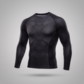 Rashguard Manches Longues UPF 50+ - Noir Anatomique