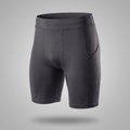 Short de Compression Homme avec Poche - Gris Foncé
