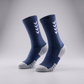 Chaussettes de Running Compression Mi-Mollet Rembourrées - Bleu Marine