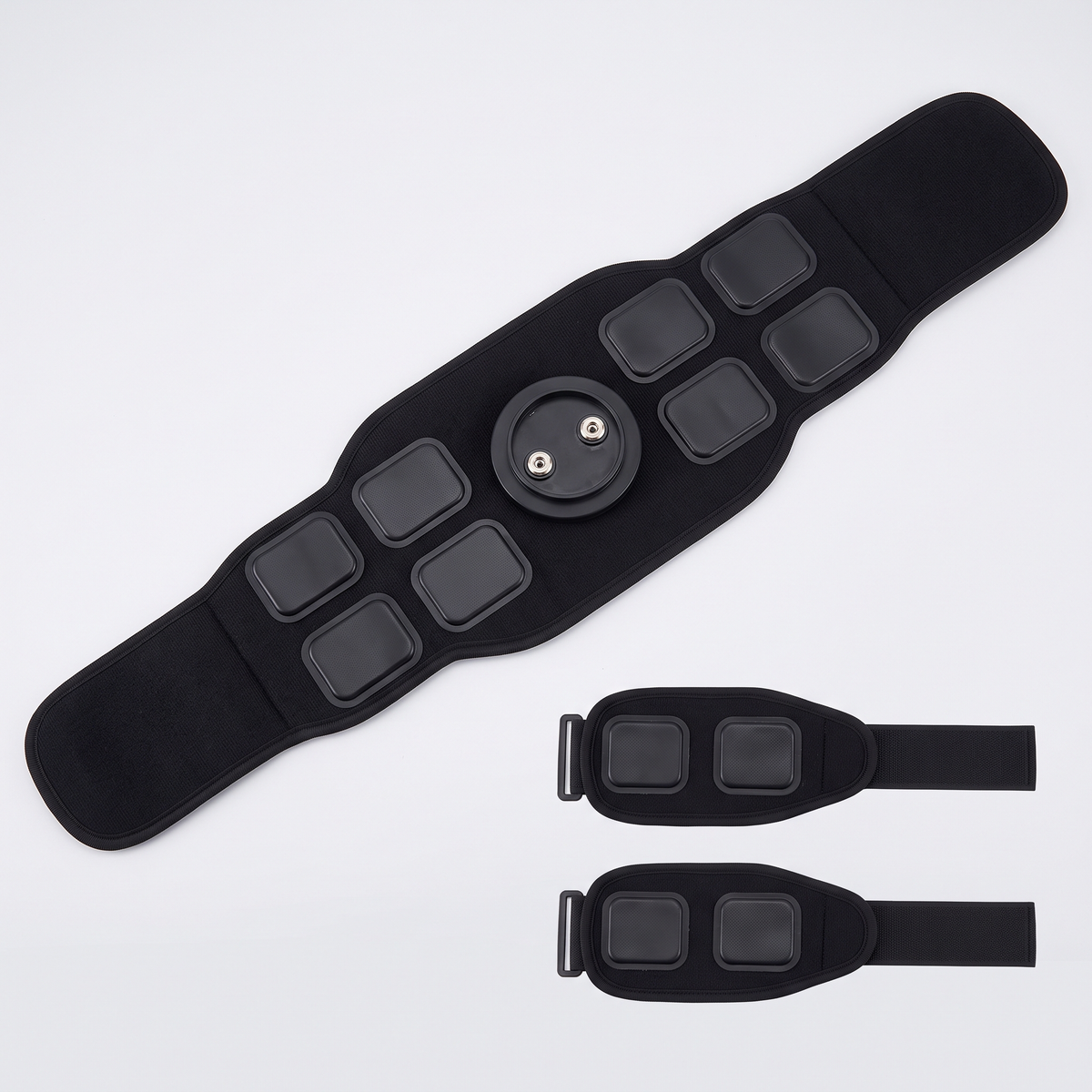 Intérieur de la ceinture abdominale EMS : électrodes conductrices intégrées, sans gel