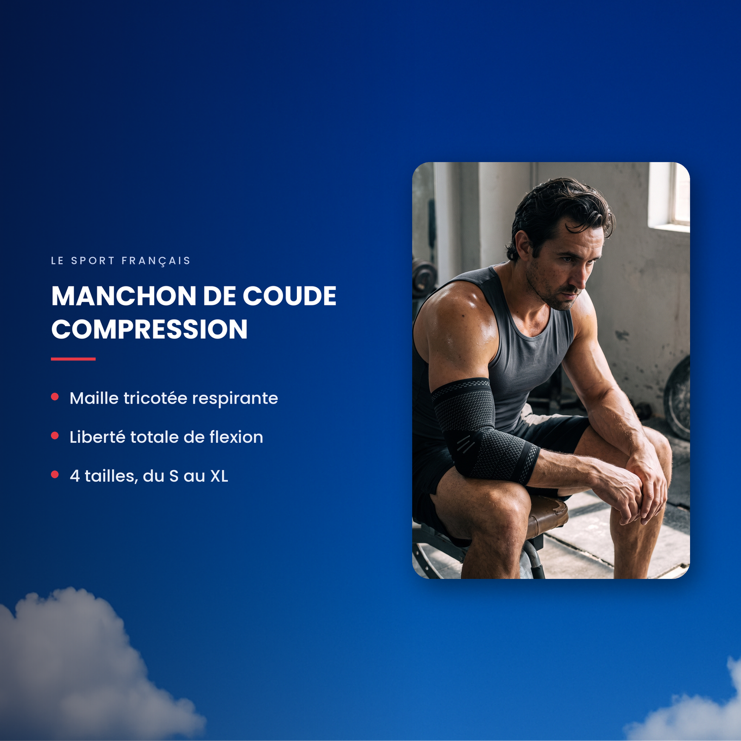 Manchon de coude compression : les points forts du produit