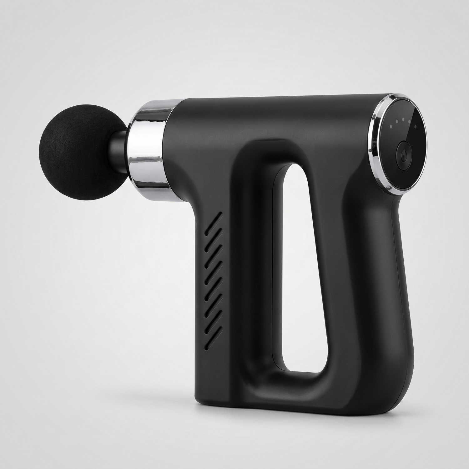 Mini pistolet de massage portable Le Sport Français coloris noir, packshot sur fond gris