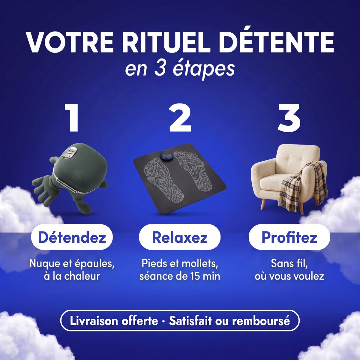 Rituel détente en 3 étapes