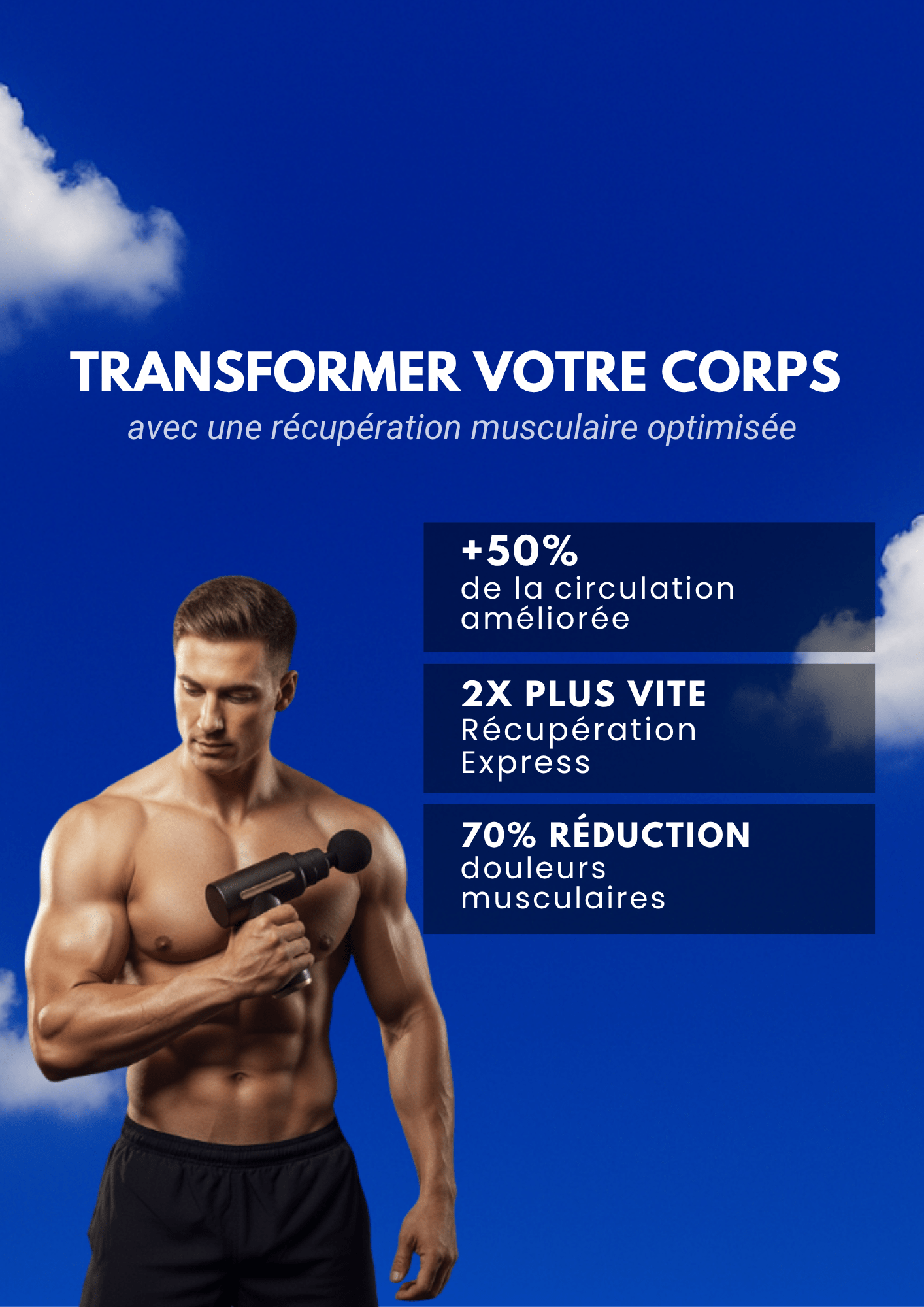 Pistolet de massage musculaire