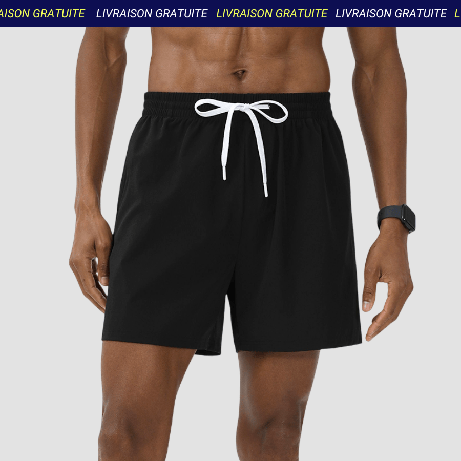 Shorts Homme noir Le Sport Français